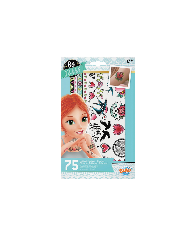 BUKI - 75 TATOUAGES ASSORTIMENT TA001 - Achat - BUKI - 75 TATOUAGES ...